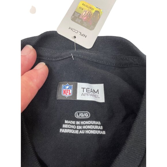 Philadelphia Eagles NFL Conference Champions T-Shirt Black size L/G SKU 8507 - Picture 6 of 9